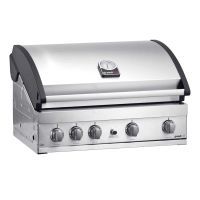 Gratar pe gaz cu 5 arzatoare (4 inox + 1 infrarosu), incastrabil, grile inox, plita fonta, Grandhall Elite GT4S-S K04000202A - 2