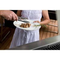 Gratar pe gaz cu 5 arzatoare (4 inox + 1 infrarosu), incastrabil, grile fonta, plita fonta, Grandhall Maxim GTI4B-V K04000199A -
