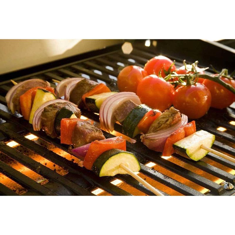 Gratar pe gaz cu 5 arzatoare (4 inox + 1 infrarosu), incastrabil, grile fonta, plita fonta, Grandhall Maxim GTI4B-V K04000199A -