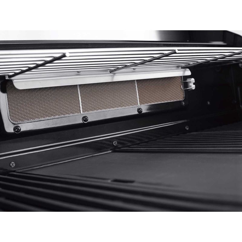 Gratar pe gaz cu 5 arzatoare (4 inox + 1 infrarosu), incastrabil, grile fonta, plita fonta, Grandhall Maxim GTI4B-V K04000199A -
