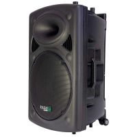 Boxa activa portabila Ibiza difuzor 38CM USB MP3 PORT15VHF-BTWH - 2
