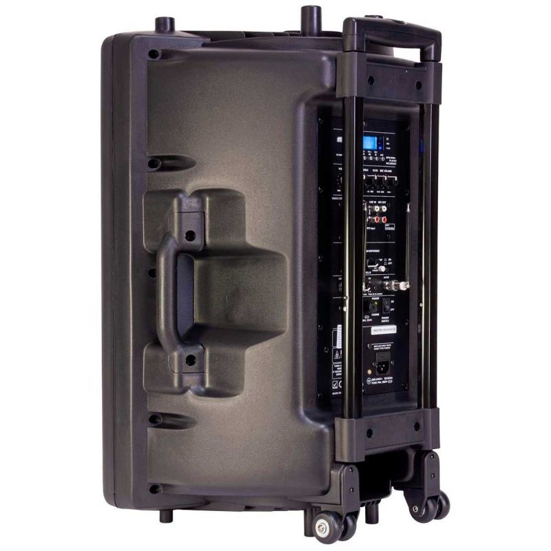Boxa activa portabila Ibiza difuzor 38CM USB MP3 PORT15VHF-BTWH - 4