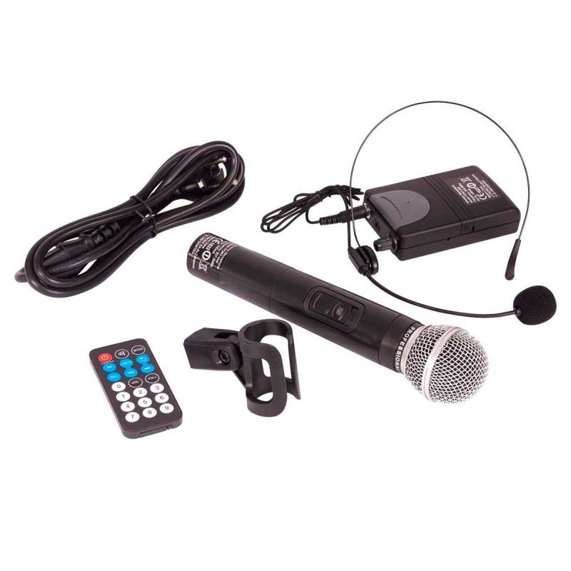 Boxa activa portabila Ibiza difuzor 38CM USB MP3 PORT15VHF-BTWH - 8