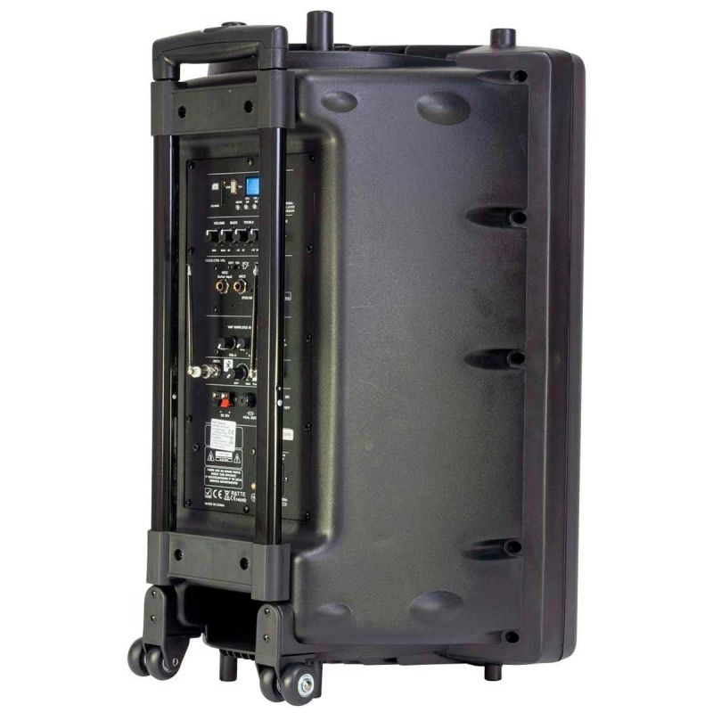 Boxa activa portabila Ibiza difuzor 38CM USB MP3 PORT15VHF-BTWH - 5