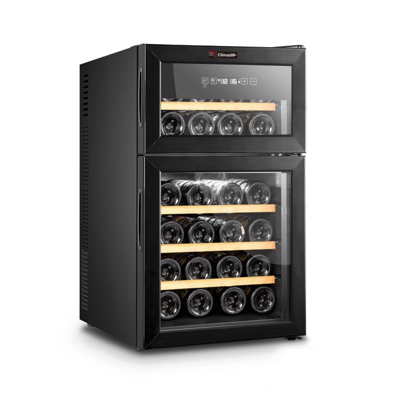 Racitor de vin, 24 sticle, termoelectric, 2 zone DOPPIOVINO24 - 1 Racitor de vin, 24 sticle, termoelectric, 2 zone DOPPIOVINO24 - 1
