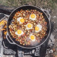 Tigaie adanca rotunda din fonta cu manere Lodge 43 cm L-17SK3 - 12