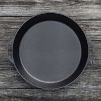 Tigaie adanca rotunda din fonta cu manere Lodge 43 cm L-17SK3 - 3