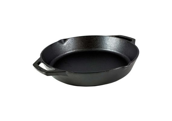 Tigaie adanca rotunda din fonta cu manere Lodge 30 cm L-10SKL - 1 Tigaie adanca rotunda din fonta cu manere Lodge 30 cm L-10SKL - 1