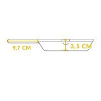 Tigaie grill adanca rotunda din fonta cu maner Lodge 16,5 cm L-3GP - 13