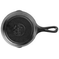 Tigaie grill adanca rotunda din fonta cu maner Lodge 16,5 cm L-3GP - 5