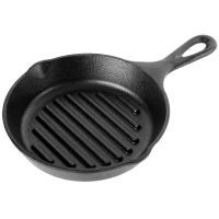 Tigaie grill adanca rotunda din fonta cu maner Lodge 16,5 cm L-3GP - 2