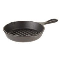 Tigaie grill adanca rotunda din fonta cu maner Lodge 16,5 cm L-3GP - 1
