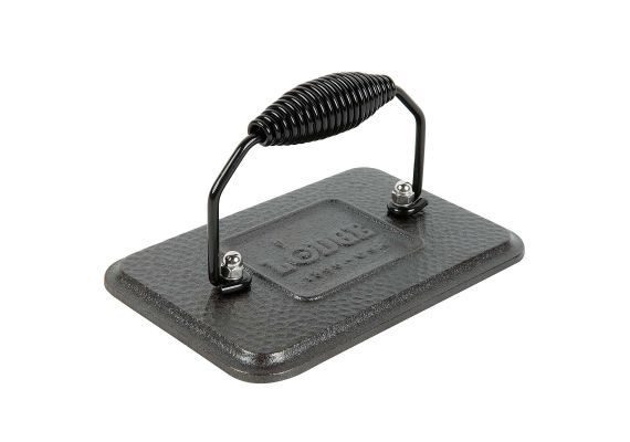 Presa dreptungiulara pentru grill Lodge 17 x 11 x 28 cm L-GP3 - 1 Presa dreptungiulara pentru grill Lodge 17 x 11 x 28 cm L-GP3 - 1