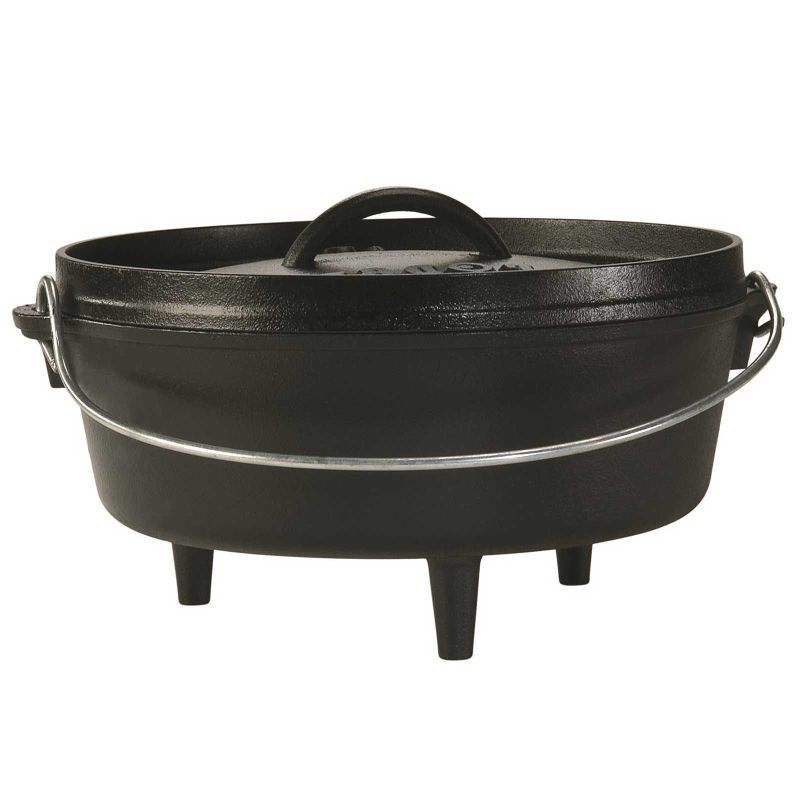 Ceaun din fonta cu capac - cuptor olandez Lodge 25,4 cm 3,7 litri L-10CO3 - 1 Ceaun din fonta cu capac - cuptor olandez Lodge 25,4 cm 3,7 litri L-10CO3 - 1