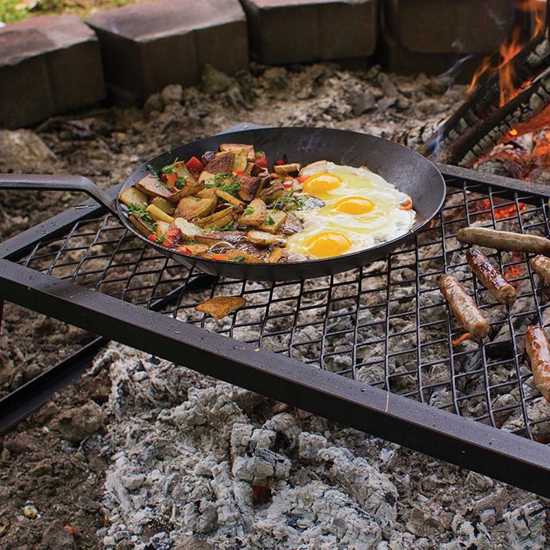 Tigaie adanca rotunda din otel carbon cu maner asezonata Lodge 30 cm L-CRS12 - 5