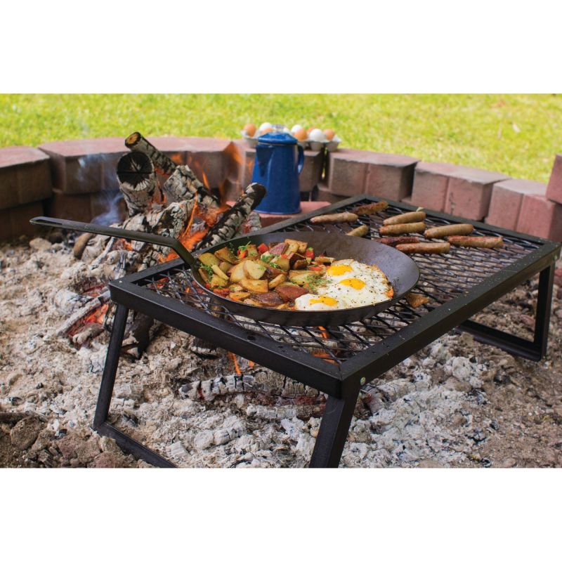 Tigaie adanca rotunda din otel carbon cu maner asezonata Lodge 30 cm L-CRS12 - 10