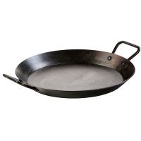 Tigaie adanca rotunda din otel carbon cu manere asezonata Lodge 38 cm L-CRS15 - 1