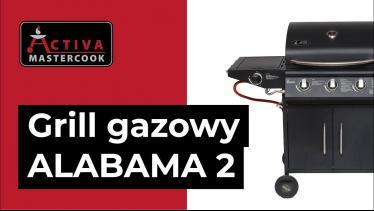 ACTIVA Polska Grill gazowy ALABAMA 3+1 (9,6 + 3,2 