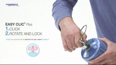 Easy Clic Plus Campingaz patented valve cartridge 