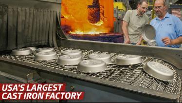 America's Largest Cast Iron Pan Factory