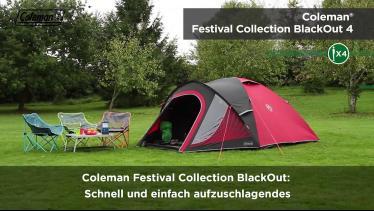 Coleman Festival Collection BlackOut 3 & 4 Zelt