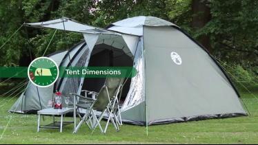 Coleman® Waterfall 5 Deluxe - Tunnel & Dome Tent f