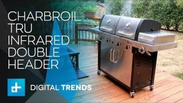 Char-Broil Tru Infrared Double Header Grill - Hand